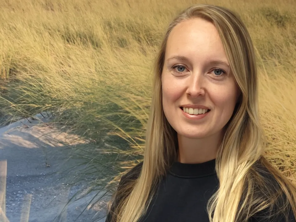Sharon de Jong, receptie en balie bij Zorgwaard in Heerhugowaard